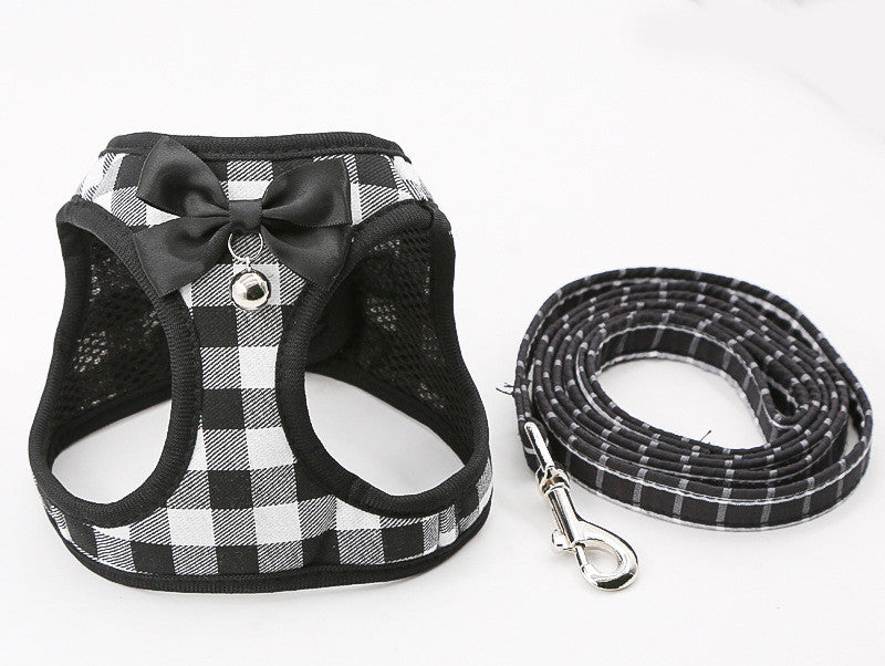 Cat Harness & Leash Set – Stylish Bow Design