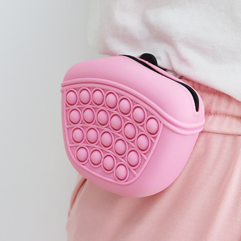 Silicone Dog Training Treat Pouch – Waist Pack