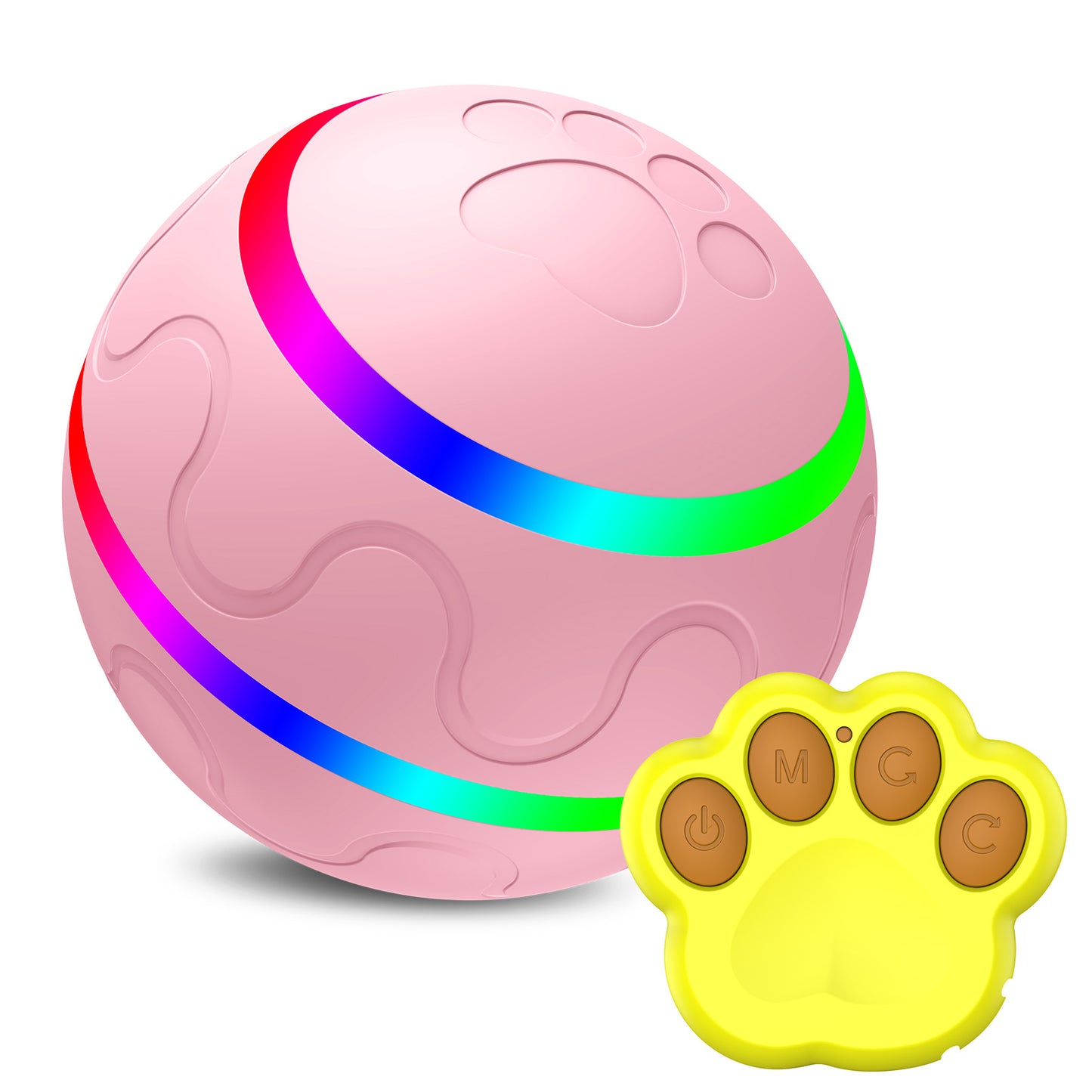 Interactive Smart Ball for Cats – USB Rechargeable
