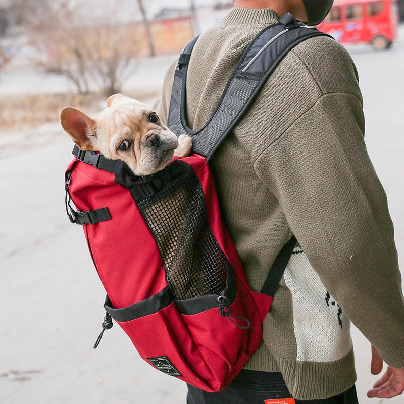 Pet Dog Carrier Backpack – Portable Travel Backpack for Small & Medium Dogs