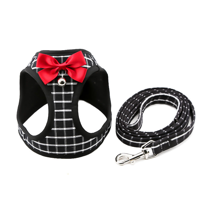 Cat Harness & Leash Set – Stylish Bow Design
