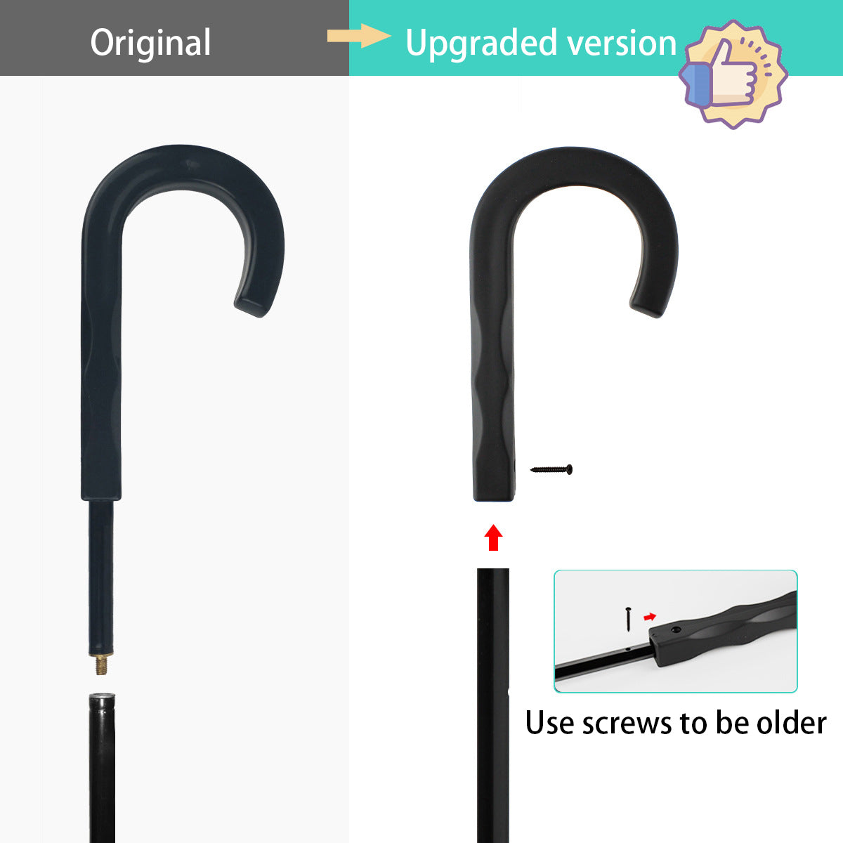 Transparent Dog Umbrella with Leash Hook – Rain Protection for Pets