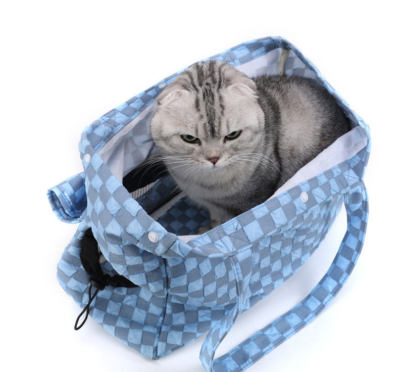 Portable Cat Carrier Shoulder Bag – Lightweight Travel Pet Bag