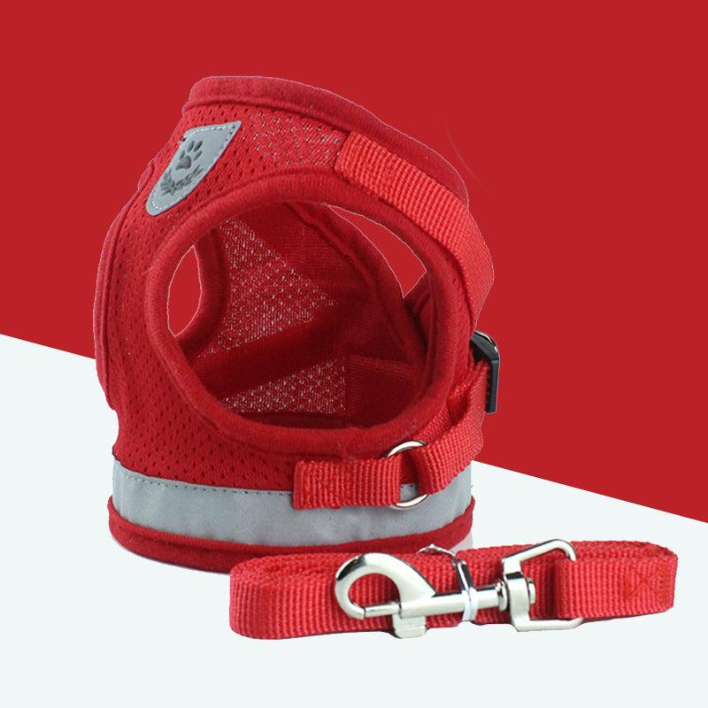 Breathable Mesh Pet Harness – Chest & Back Comfort
