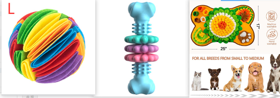 Dog Dental Chew Toy – TPR Bone for Teeth Cleaning