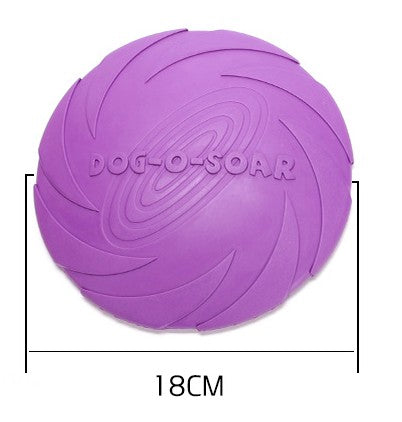 Rubber Dog Training Disc Toy – Durable Interactive Play