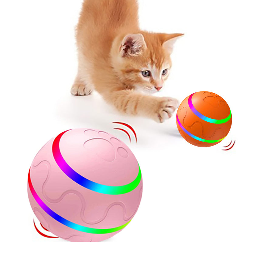 Interactive Smart Ball for Cats – USB Rechargeable