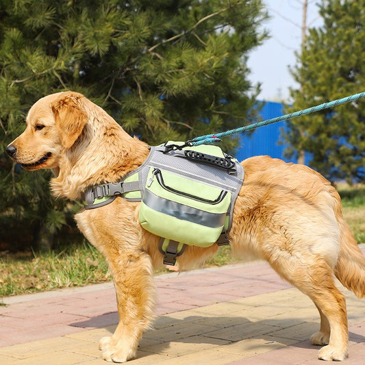 Outdoor Dog Backpack – Large Dog Saddle Bag