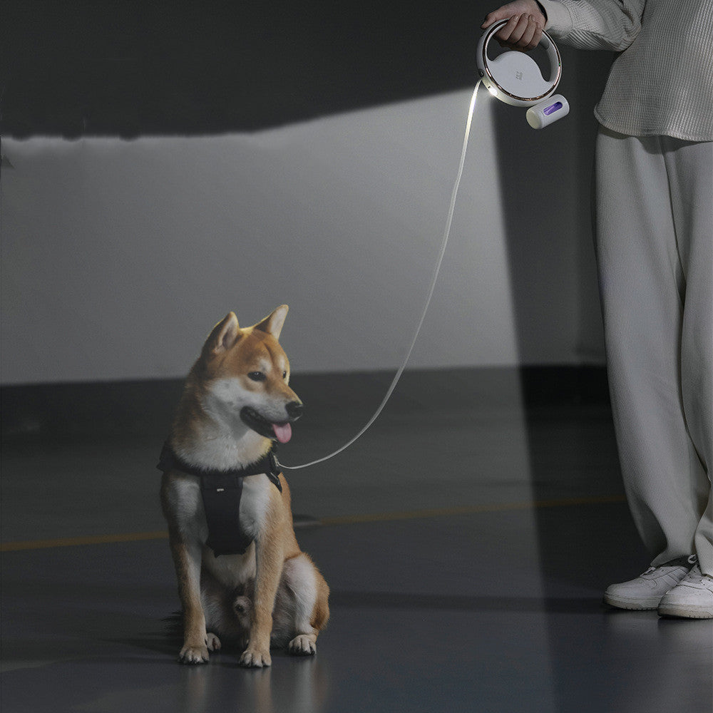 LED Retractable Dog Leash – USB Rechargeable