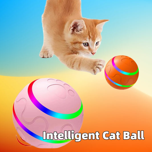 Interactive Smart Ball for Cats – USB Rechargeable