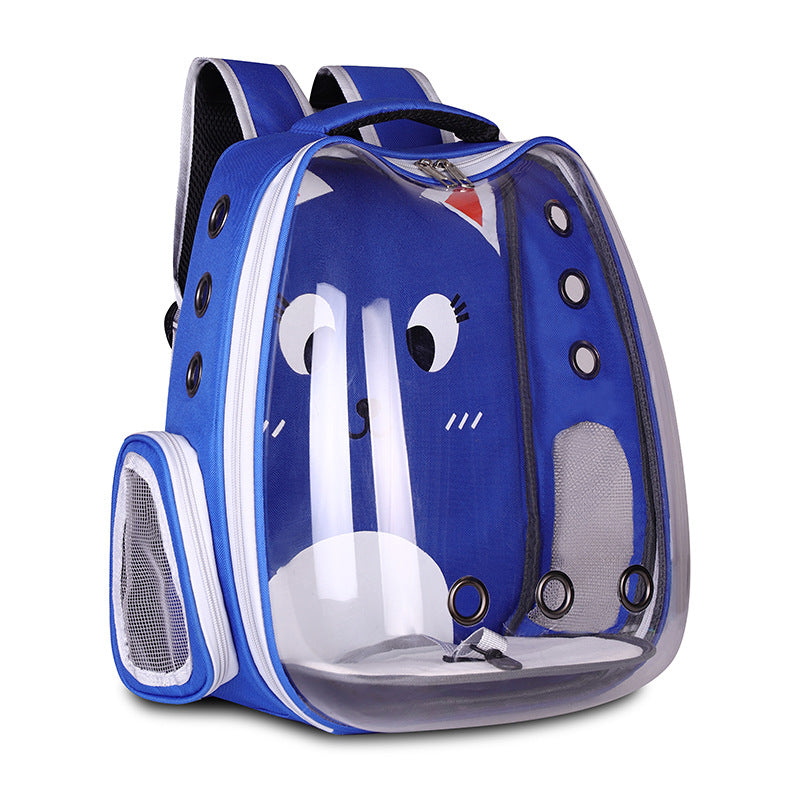 Transparent Bubble Pet Backpack – Cat & Small Dog Carrier
